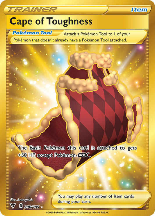 (200/185) Pokemon TCG Vivid Voltage Single: Cape of Toughness  Secret Rare