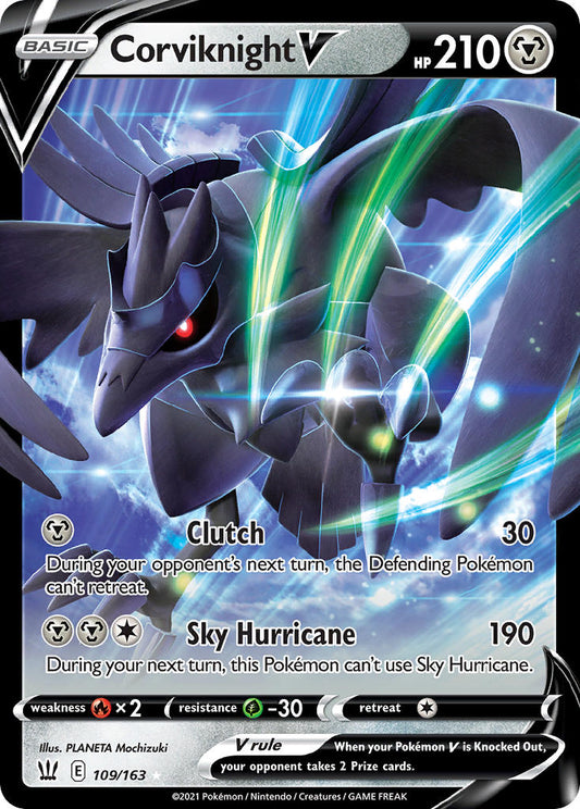(109/163) Pokemon TCG Battle Styles Single: Corviknight V  Ultra Rare