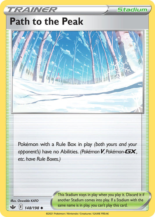 (148/198) Pokemon TCG Chilling Reign Single: Path to the Peak Reverse Holo Uncommon