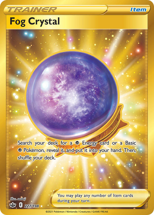 (227/198) Pokemon TCG Chilling Reign Single: Fog Crystal  Secret Rare