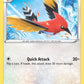 (139/203) Pokemon TCG Evolving Skies Single: Fletchinder Reverse Holo Uncommon