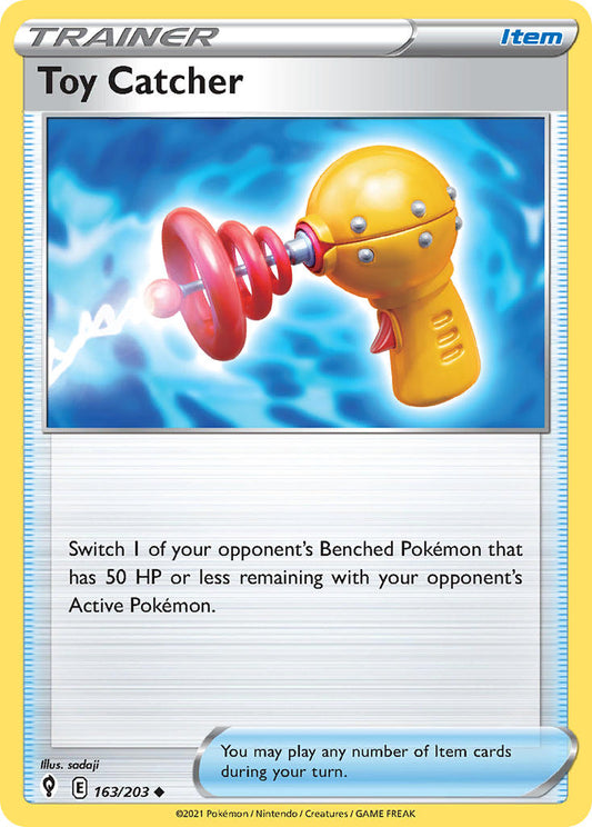 (163/203) Pokemon TCG Evolving Skies Single: Toy Catcher  Uncommon