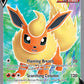 (169/203) Pokemon TCG Evolving Skies Single: Flareon V  Ultra Rare