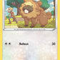 (120/172) Pokemon TCG Brilliant Stars Single: Bidoof Reverse Holo Common