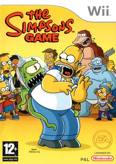 Nintendo Wii: The Simpsons Game
