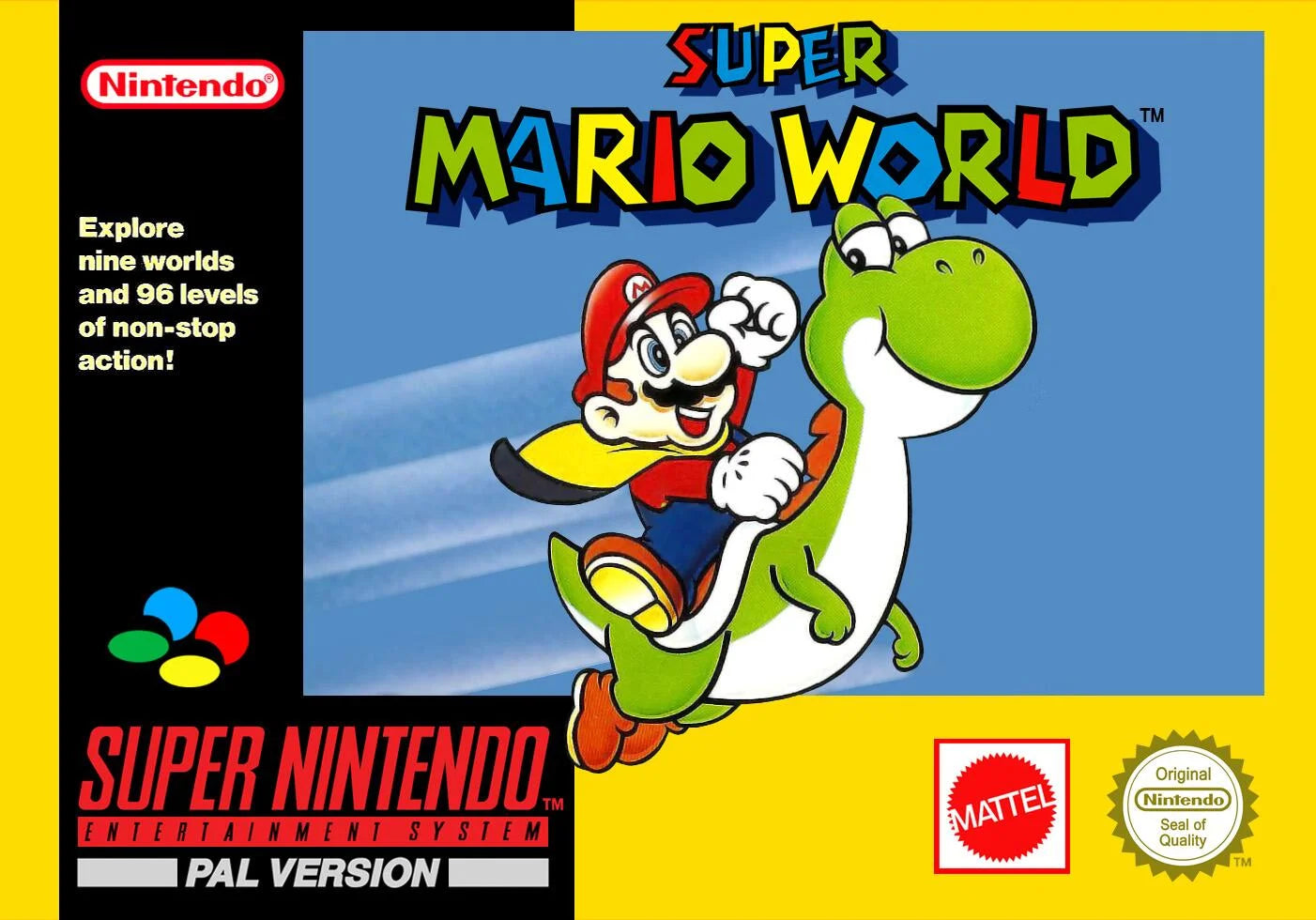 Super Nintendo: Super Mario World [Yellow Box] – Puca Puca Games