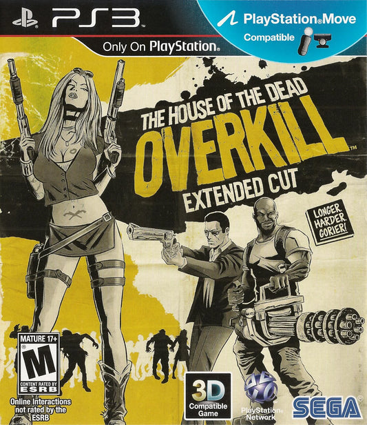 Playstation 3: The House of the Dead Overkill Extended Cut