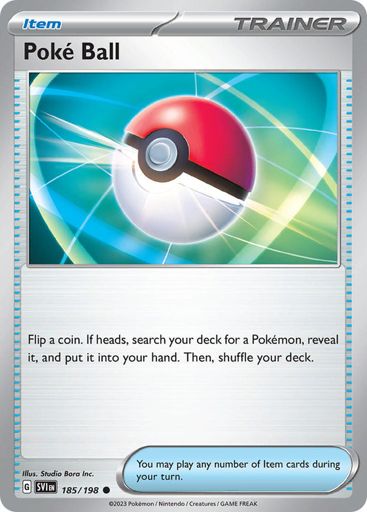 (185/198) Pokemon TCG Scarlet & Violet Single: Pok��� Ball  Common