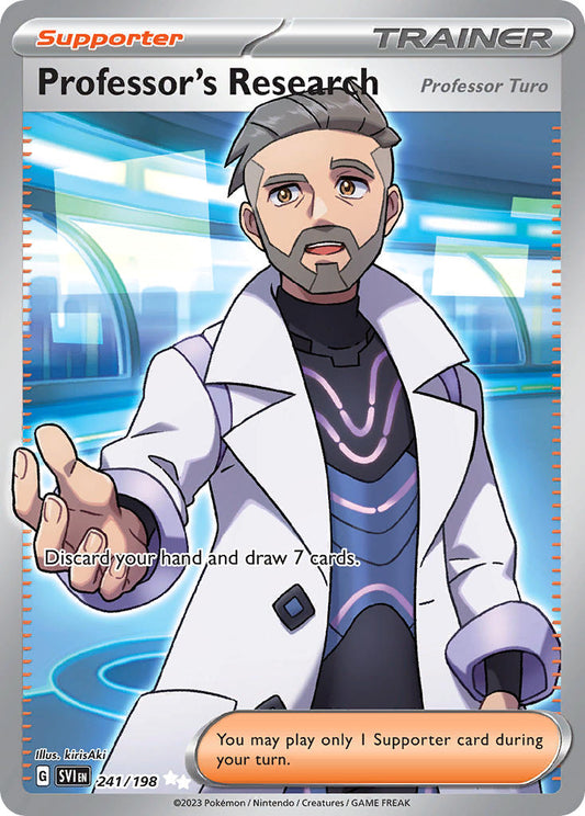 (241/198) Pokemon TCG Scarlet & Violet Single: Professor's Research  Ultra Rare