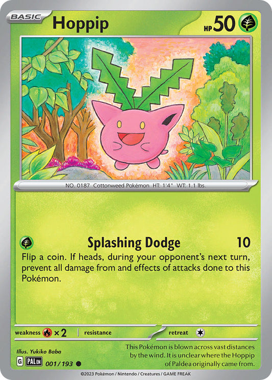 Pokemon TCG Paldea Evolved Single: Hoppip  Non-Holo (001/193)