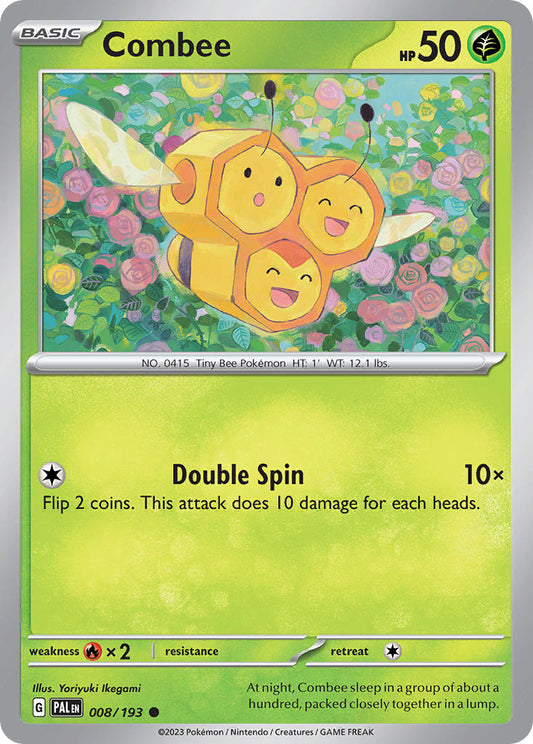 Pokemon TCG Paldea Evolved Single: Combee  Reverse Holo (008/193)