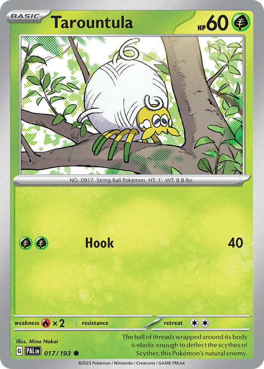 Pokemon TCG Paldea Evolved Single: Tarountula  Reverse Holo (017/193)