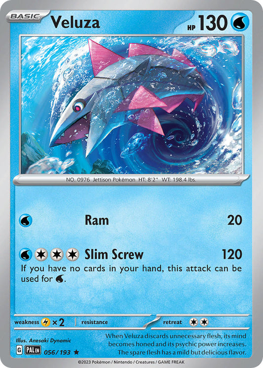 Pokemon TCG Paldea Evolved Single: Veluza  Reverse Holo (056/193)