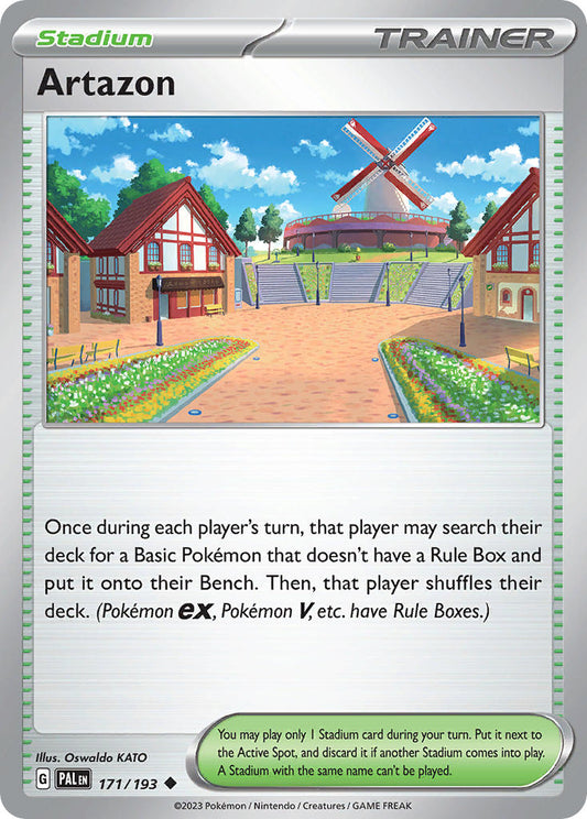 Pokemon TCG Paldea Evolved Single: Artazon Reverse Holo (171/193)