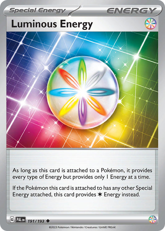 Pokemon TCG Paldea Evolved Single: Luminous Energy Non-Holo (191/193)