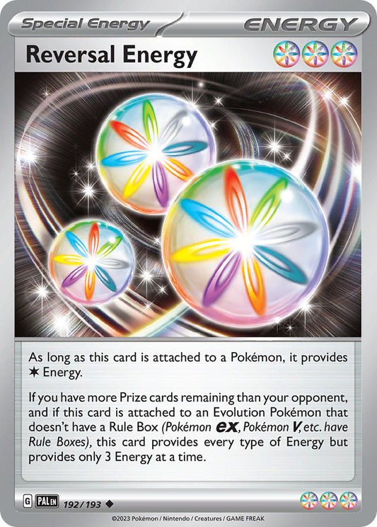 Pokemon TCG Paldea Evolved Single: Reversal Energy Reverse Holo (192/193)