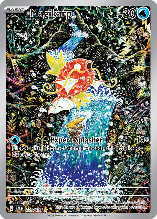 Pokemon TCG Paldea Evolved Single: Magikarp  Holo (203/193)