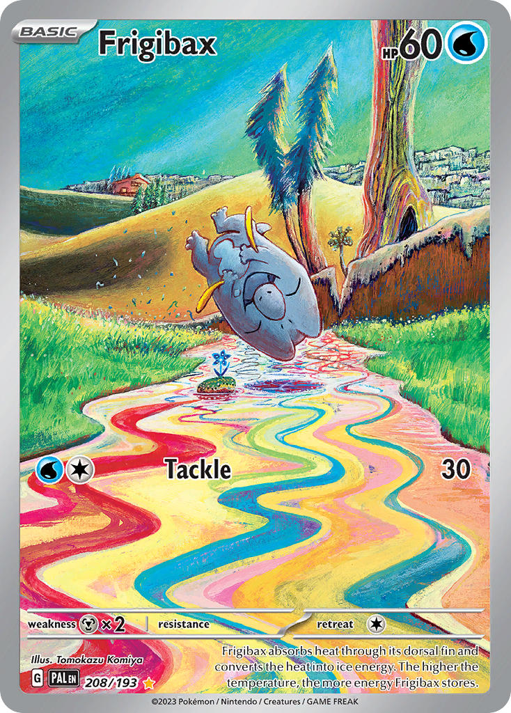 Pokemon TCG Paldea Evolved Single: Frigibax  Holo (208/193)