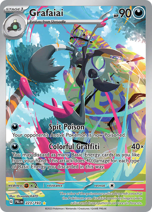Pokemon TCG Paldea Evolved Single: Grafaiai  Holo (223/193)