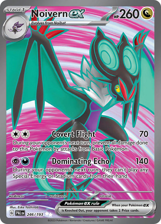 Pokemon TCG Paldea Evolved Single: Noivern ex  Holo (246/193)