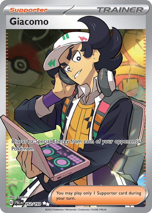 Pokemon TCG Paldea Evolved Single: Giacomo Holo (252/193)