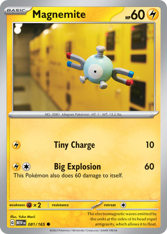 (081/165) Pokemon TCG 151 Single: Magnemite   Common
