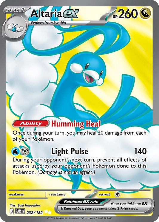 (232/182) Pokemon TCG Paradox Rift Single: Altaria ex   Ultra Rare