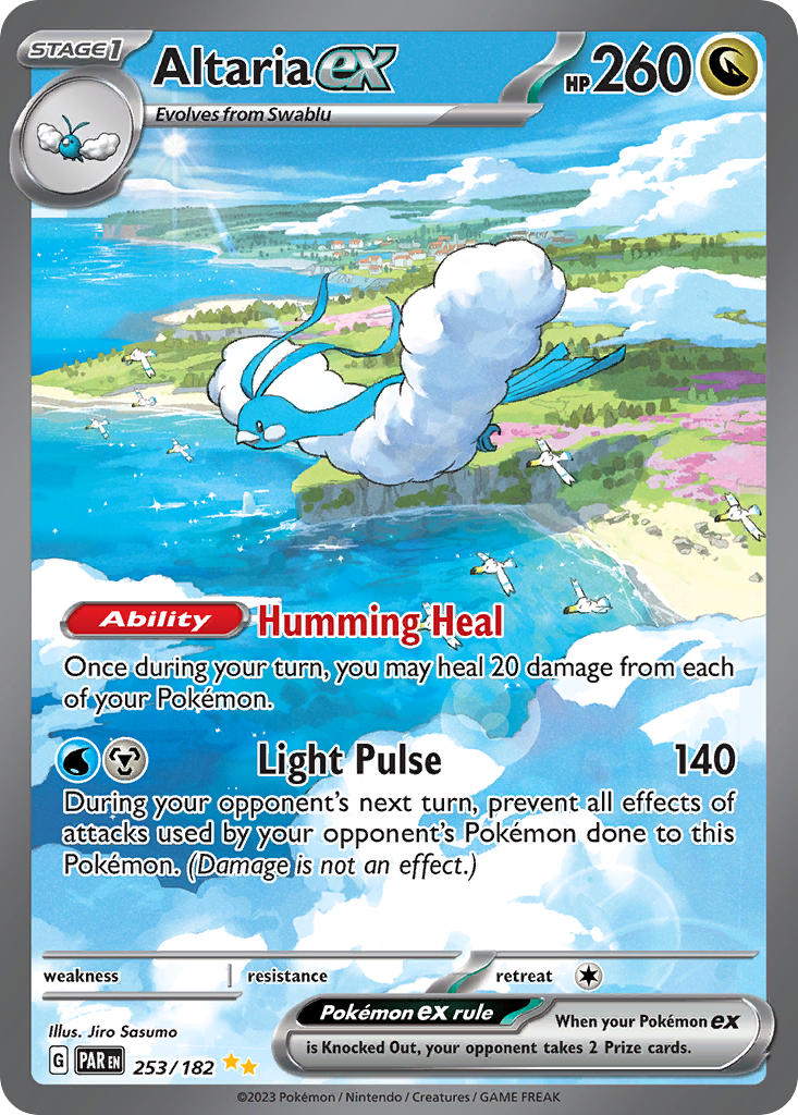 (253/182) Pokemon TCG Paradox Rift Single: Altaria ex   Special Illustration Rare