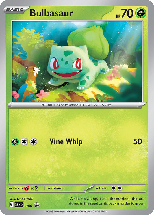 (046/ ) Pokemon TCG SV Black Star Promos Single: Bulbasaur   Promo