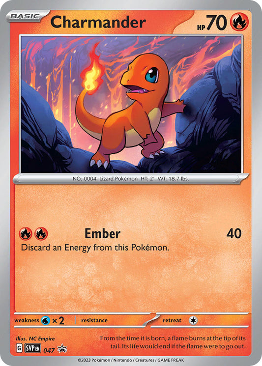 (047/ ) Pokemon TCG SV Black Star Promos Single: Charmander   Promo
