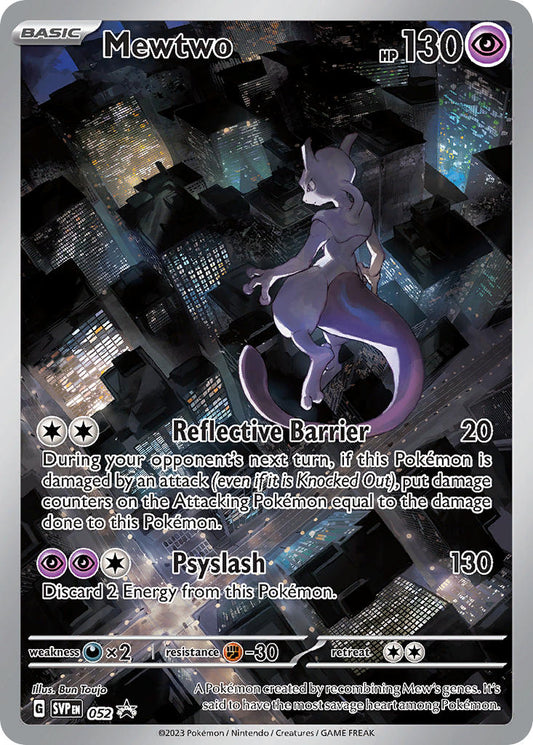 (052/ ) Pokemon TCG SV Black Star Promos Single: Mewtwo   Promo